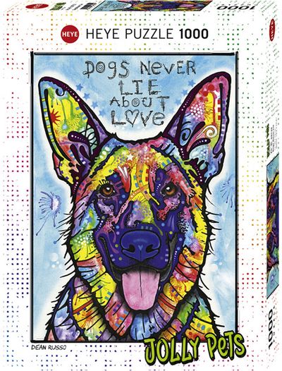 Dėlionė HEYE Jolly Pets Dogs Never Lie 1000
