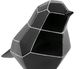 Statulėlė ORIGAMI BIRD BLACK/WHITE STRIPES, 14 cm