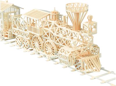 Modeliavimo rinkinys MATCHITECTURE GOLD RUSH TRAIN - 1800det.