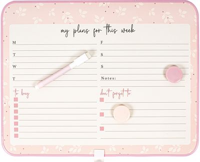 Magnetinė lentelė-planuoklis POSH+POP Cosy Pink