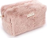 Kosmetinė POSH+POP Cosy Pink, kailinė, rožinės sp.