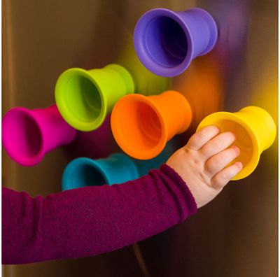 Limpantys puodeliai SUCTION KUPZ FAT BRAIN TOY