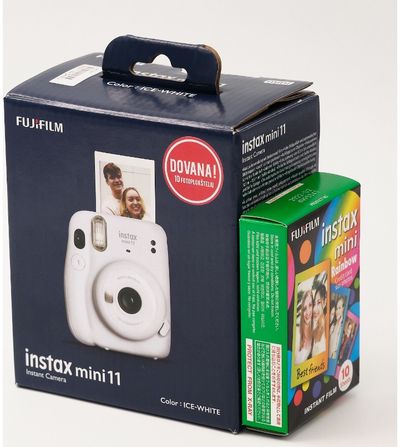 Momentinis fotoaparatas instax mini 11 Ice White+instax mini glossy (10pl)