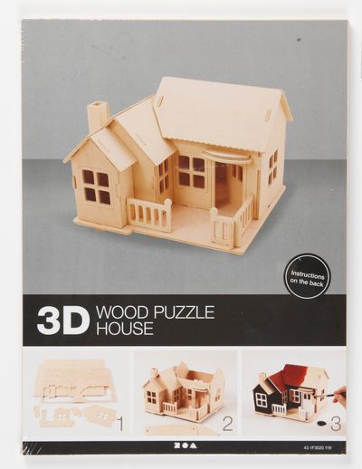 3D medinis konstruktorius CREATIVE Namas su terasa
