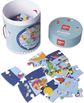 Dėlionė apvalioje dėžutėje APLI PUZZLE WORLDMAP 48 d.