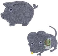 Veltinis dovanų vokelis PIG&MOUSE, 13x10 cm