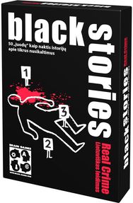 Žaidimas BLACK STORIES REAL CRIME LT