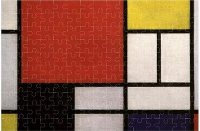 Dėlionė megintuvėlyje micro LONDJI COMPOSITION MONDRIAN 150 det.