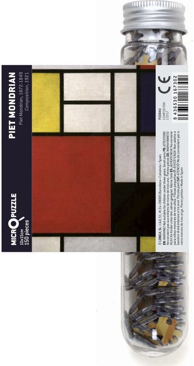 Dėlionė megintuvėlyje micro LONDJI COMPOSITION MONDRIAN 150 det.