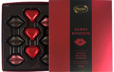 Juodasis šokoladas 50% DAMOS RINKINYS (figūrėlės) 45 g.