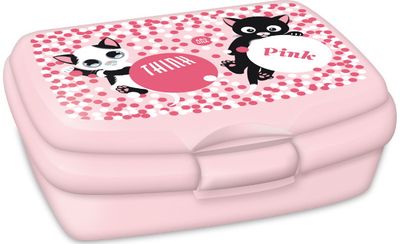 Priešpiečių dėžutė THINK PINK, 16x6x13 cm