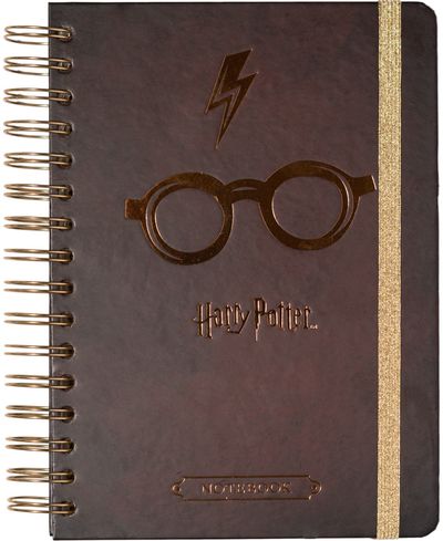 Užrašinė HARRY POTTER GLASSES su spirale, A5, taškeliais
