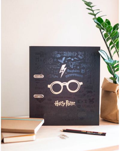 Segtuvas HARRY POTTER GLASSES su 2 žiedais, A4