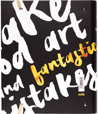 Segtuvas GLITTER GOLD STARS su 4 žiedais ir guma, A4