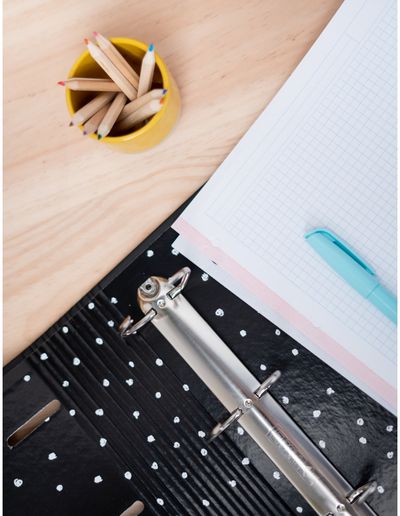 Segtuvas LILY & VAL su 4 žiedais ir guma, A4