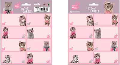 Lipdukai sąsiuviniams STUDIO PETS CATS