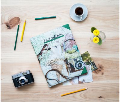 Nuotraukų albumas TRAVEL VINTAGE, 30 l., 24x32 cm