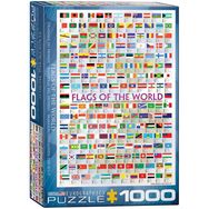 Dėlionė Pasaulio valstybių vėliavos EUROGRAPHICS 1000 d.