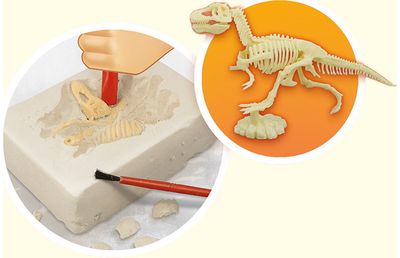 Mokslinis rinkinys VULKANAI IR DINOZAURAU BUKI 15 eksperimentų