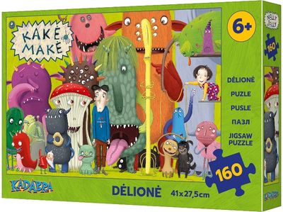 Dėlionė KAKĖ MAKĖ: MONSTROMANIJA 160 d.