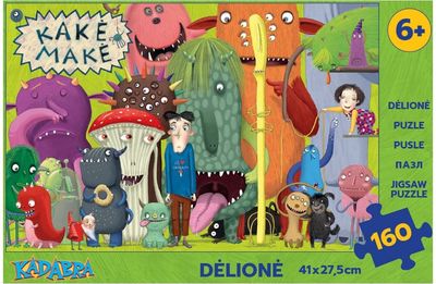 Dėlionė KAKĖ MAKĖ: MONSTROMANIJA 160 d.