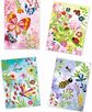 Kūrybiniai paveikslėliai DJECO Glitter boards -The scent of flowers