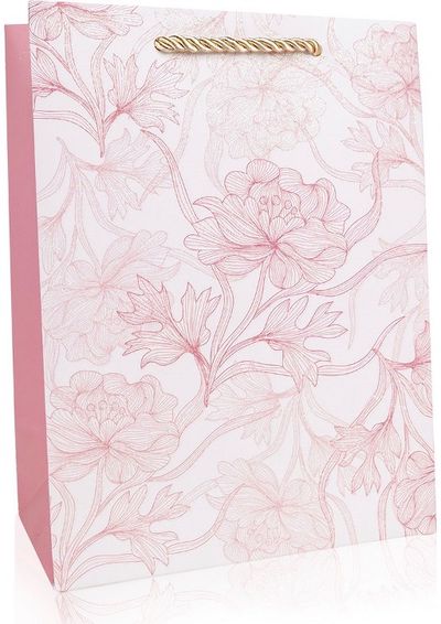 Dovanų maišelis FLORAL SMALL, 23x17x9 cm