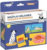 Dėlionė mažyliams KAČIUKAI IR ŠUNIUKAI