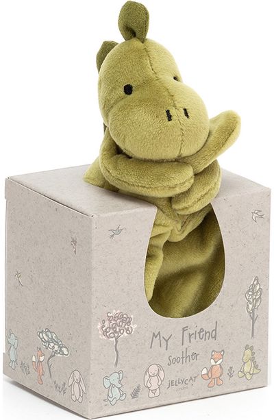 Kūdikio migdukas MY FRIEND DINO My Friend Dino soother (dovanų dėžutėje)