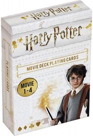 Žaidimo kortos HARRY POTTER movie su 1 - 4 filmų vaizdais