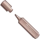 Teksto žymeklis Faber-Castell METALLIC kirstu galiuku, Pearl Rose