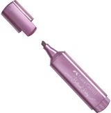 Teksto žymeklis Faber-Castell METALLIC kirstu galiuku, Ruby