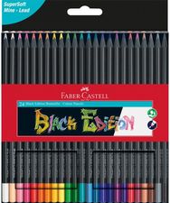 Spalvoti pieštukai Faber-Castell BLACK EDITION, 24 spalvos