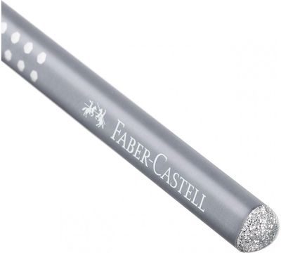 Pieštukas Faber-Castell SPARKLE, B, Pearl Grey