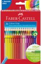 Akvareliniai pieštukai Faber-Castell GRIP, 36 spalvos