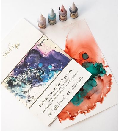 Piešimo sąsiuvinis SM-LT Yupo PRO, A4, 200 gsm, 10 l.