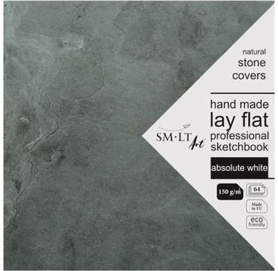 Eskizavimo albumas SM-LT STONEBOOK su akmens viršeliu, 150 gsm, 64 l.