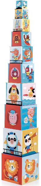 Lavinamieji kubai DJECO 10 BEACH blocks