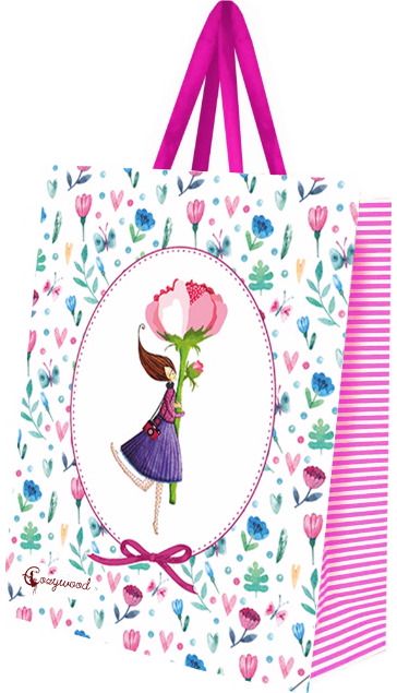 Dovanų maišelis NUOŠIRDŽIAUSI SVEIKINIMAI, mažas