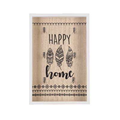 Raktų kabykla HAPPY HOME, 20x30 cm