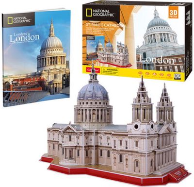 Dėlionė CUBFUN 3D National Geographic Švento Pauliaus katedra