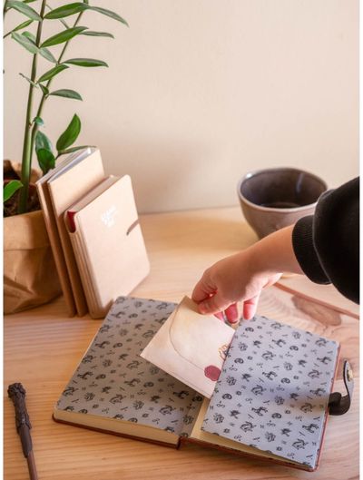 Užrašinė HARRY POTTER su burtų lazdele-rašikliu, A5, taškeliais