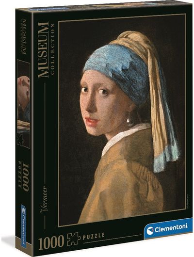 Dėlionė MUSEUM J. Vermejeris Mergina su perlo auskaru 1000 d.