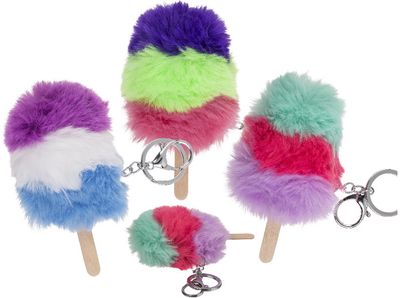 Raktų pakabukas FLUFFY ICE CREAM, 13 cm