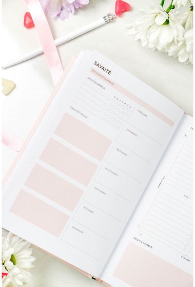 Produktyvumo dienoraštis SVAJOK. PLANUOK. PASIEK