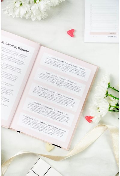 Produktyvumo dienoraštis SVAJOK. PLANUOK. PASIEK