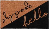 Durų kilimėlis HELLO/GOODBYE, 45x75 cm