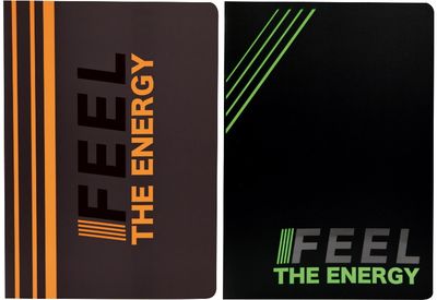 Sąsiuvinis EVAW ENERGY, A5, 90 g, 48 l., linijomis