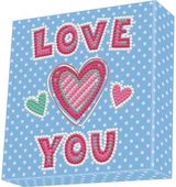 Deimantinė mozaika DD LOVE YOU 15X15