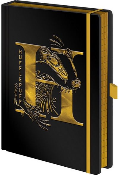 Užrašinė HARRY POTTER HUFFLEPUFF PREMIUM, A5, linijomis